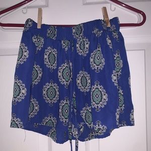 Blue shorts size small